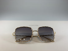 Load image into Gallery viewer, Foxy Sunglasses Grey/gold Sunglass
