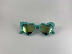 I Heart You Sunglasses Aqua